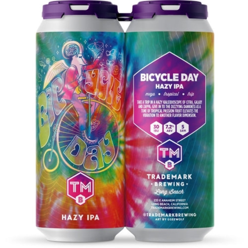 Trademark Bicycle Day Hazy Ipa 16oz 4 Pack Can