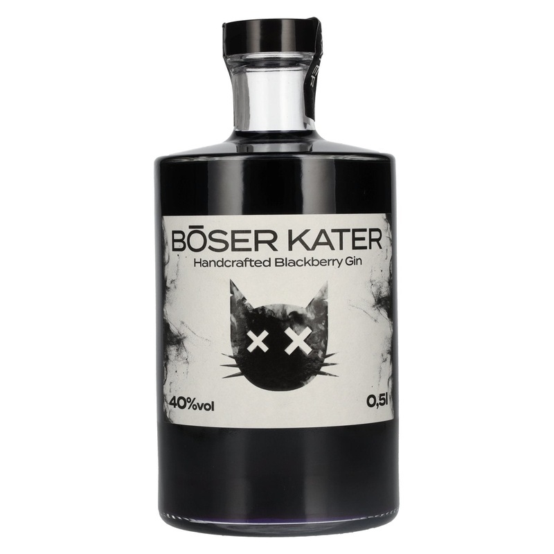 BOeSER KATER Handcrafted Blackberry Gin 40% Vol. 0,5l