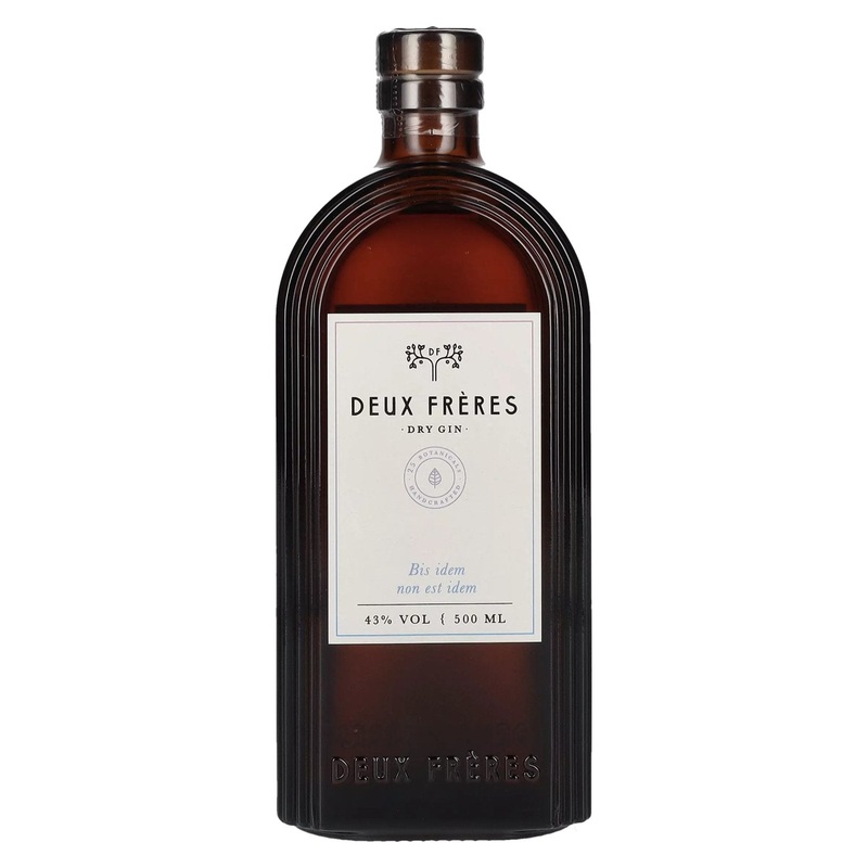 Deux Freres Dry Gin 43% Vol. 0,5l