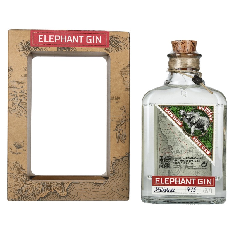 Elephant London Dry Gin 45% Vol. 0,5l in Giftbox