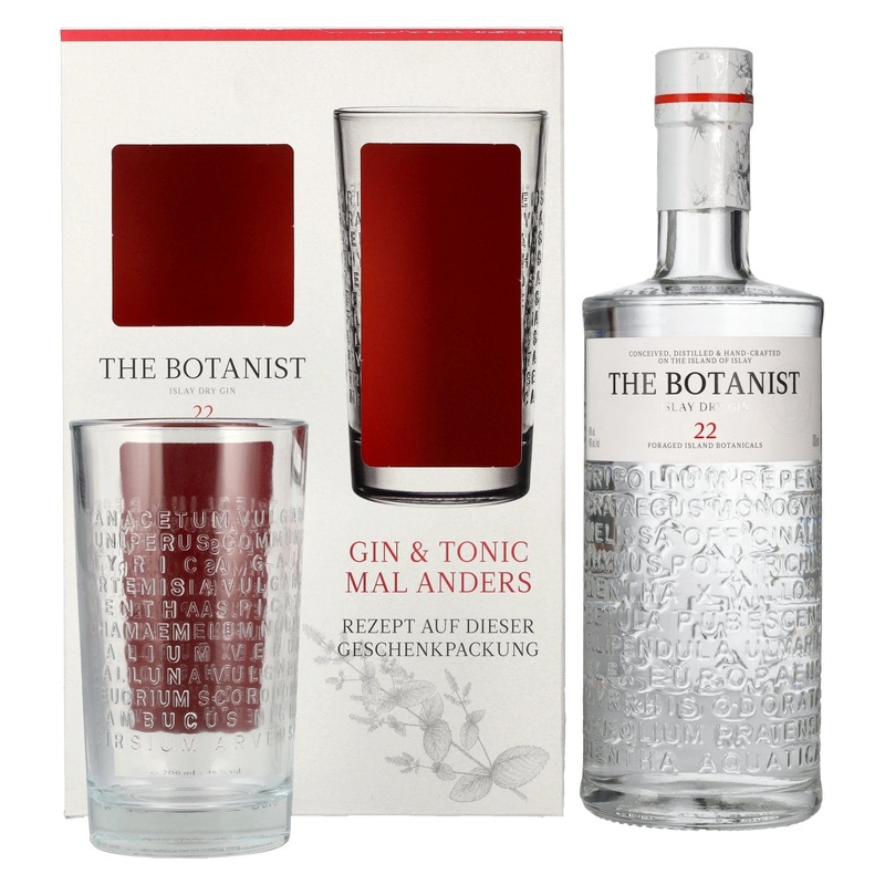 The Botanist Islay Dry Gin 46% Vol. 0,7l in Giftbox with Ritzenhof glass