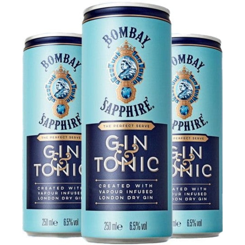 BOMBAY SAPPHIRE GIN & TONIC 4PK C/O