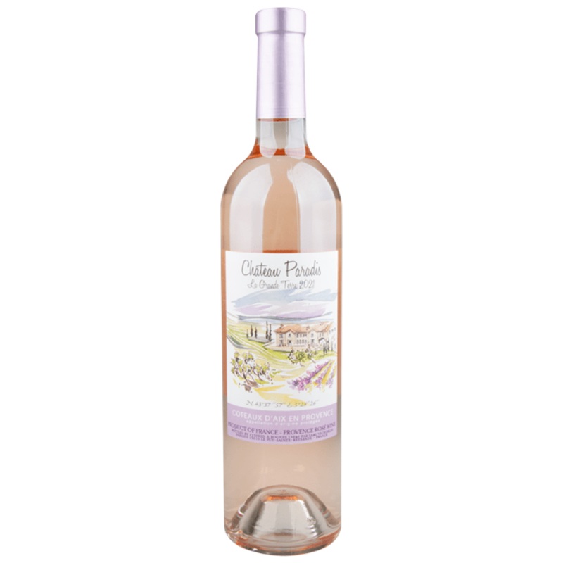 CHATEAU PARADIS LA GRANDE TERRE ROSE 750ML