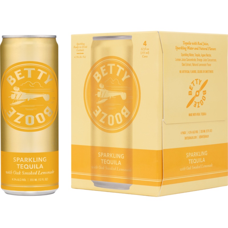 Betty Booze Sparkling Tequila w/ Oak Smoked Lemonade