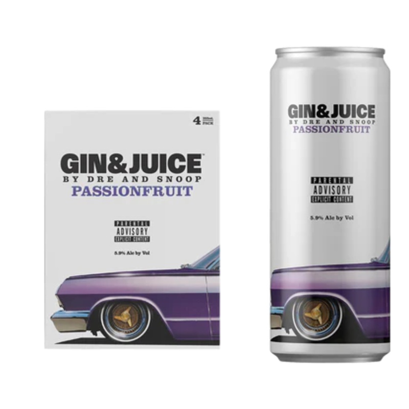 Gin & Juice by Dre and Snoop Passionfruit Cocktail