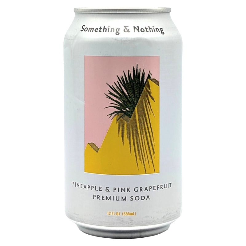 Something & Nothing Pink Grapefruit Pineapple Soda
