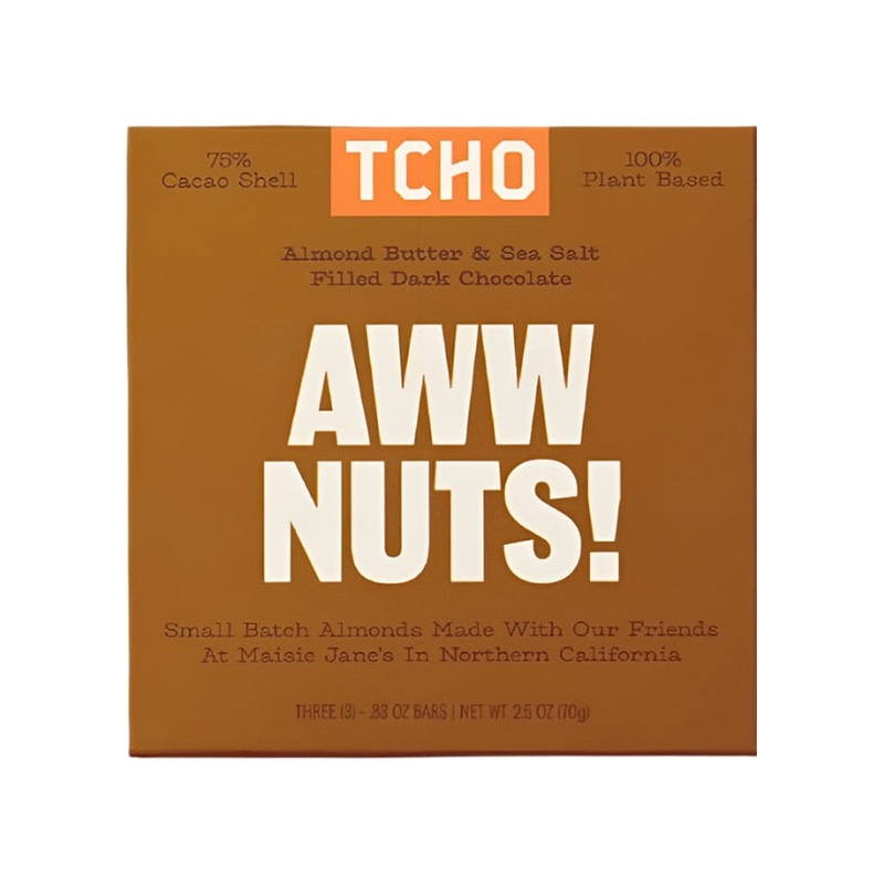 TCHO Aww Nuts! Dark Chocolate Bar