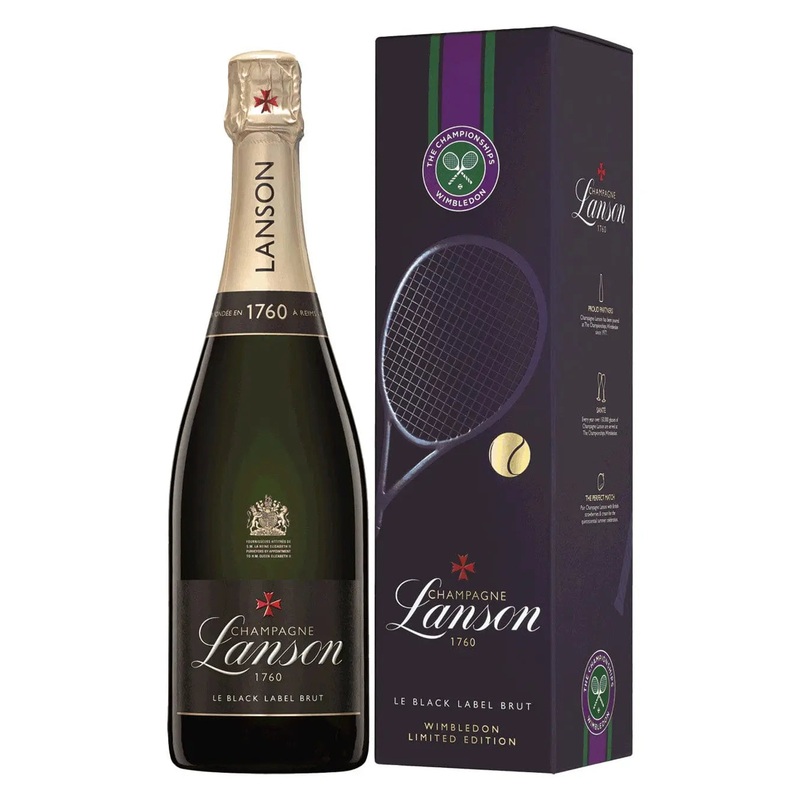 Lanson Black Label Wimbledon Pack 2022 , 75 cl