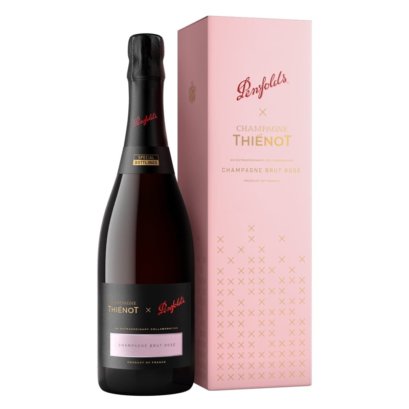 Penfolds x Champagne Thinot Brut Ros Gift Box, 75 cl