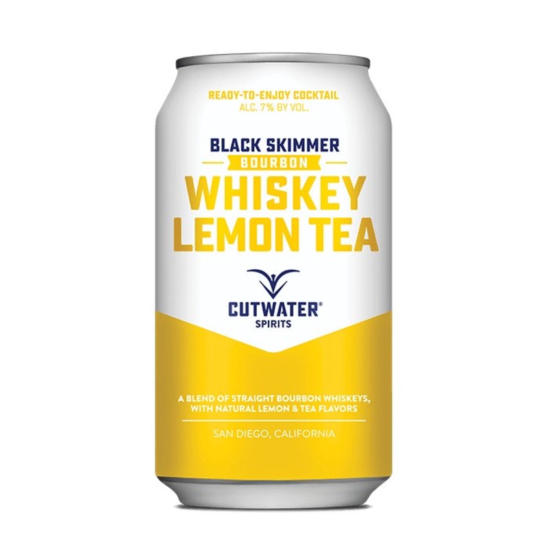 Black Skimmer Whiskey Lemon Tea (4 Pack - 12 Ounce Cans)