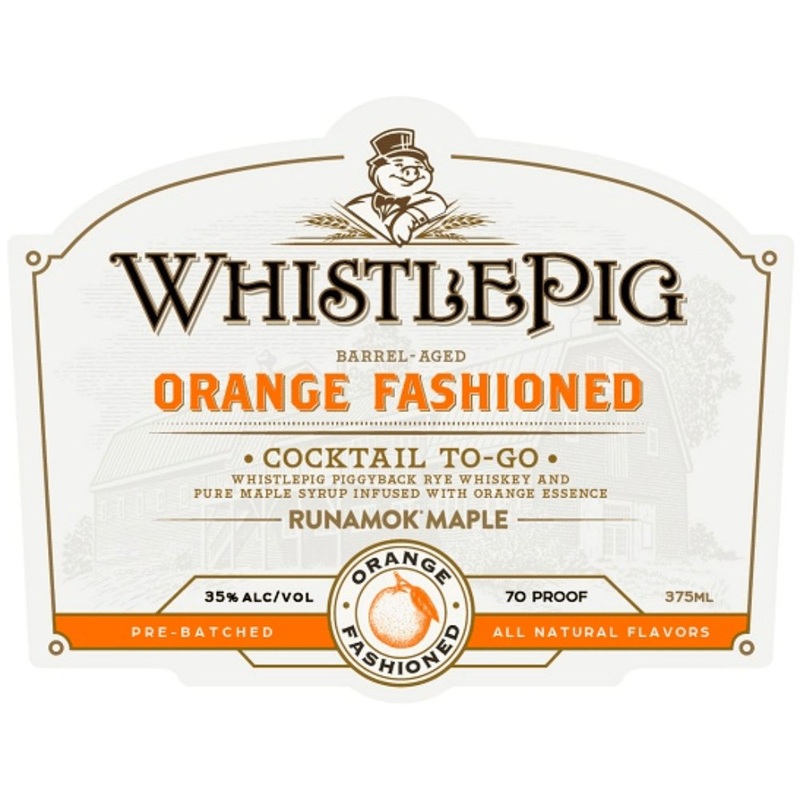 WhistlePig Orange Fashioned Cocktail To-Go