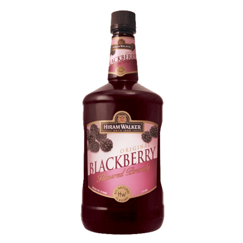 HIRAM WALKER BLACKBERRY BRANDY 1.75L