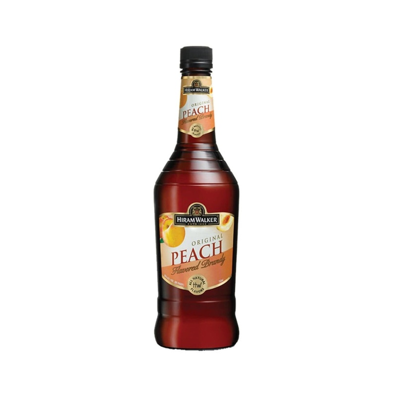 HIRAM WALKER PEACH BRANDY 750ML