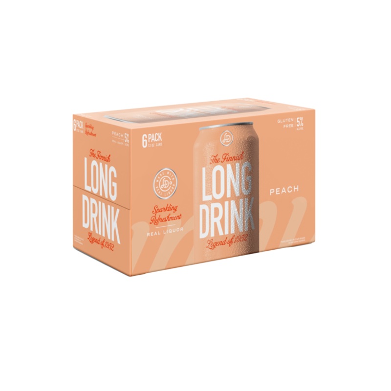 LONG DRINK CKTL PEACH 10 CAN 4/6PK