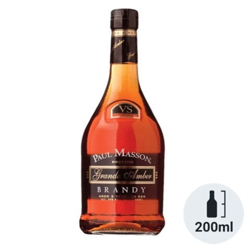 PAUL MASSON BRANDY GRANDE AMBER 200ML