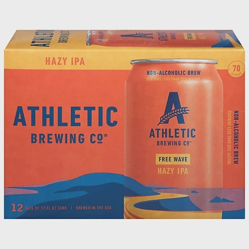 ATHLETIC FREE WAVE HAZY IPA 12PK