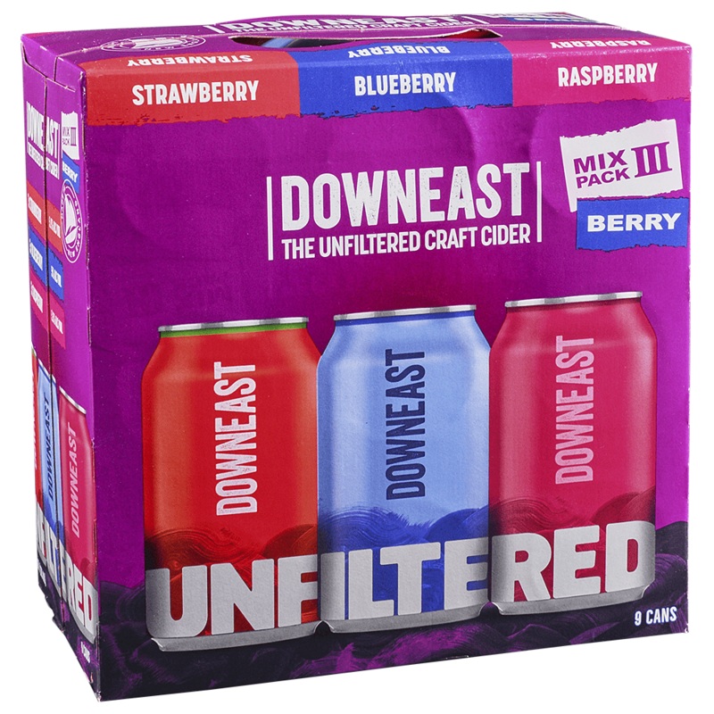 DOWNEAST CIDER BERRY VARIETY #3 9PK
