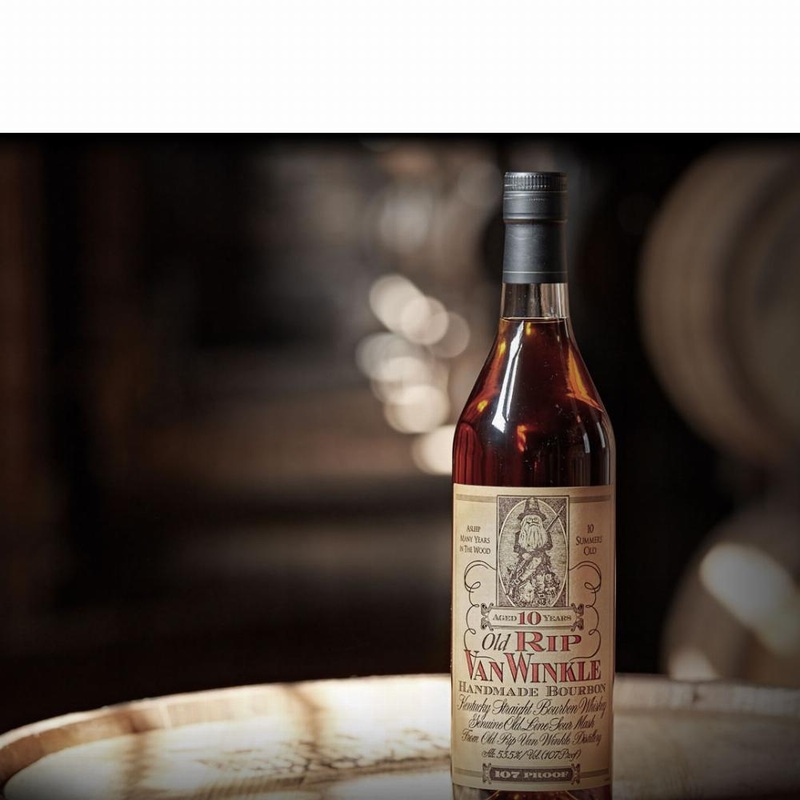 Old Rip Van Winkle 10 Year Old Handmade  Bourbon 107 Proof 750ml