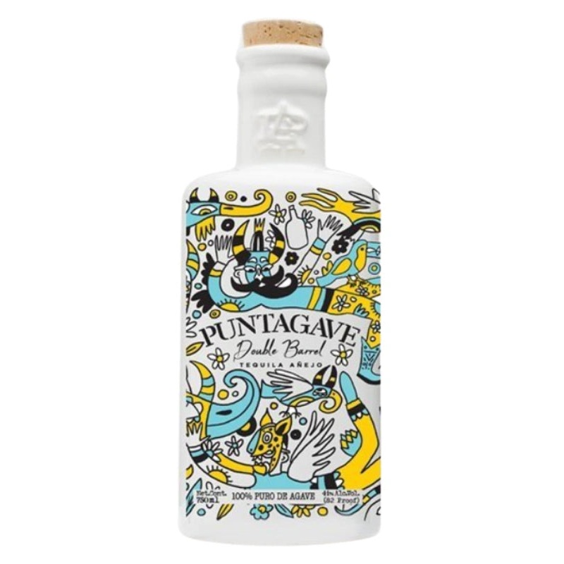 Puntagave Double Barrel Tequila Aejo Ceramic 750mL