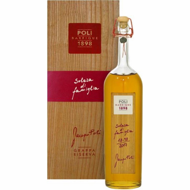Jacopo Poli Grappa Solera di Famiglia Grappa Riserva Barrique-1898 700ml