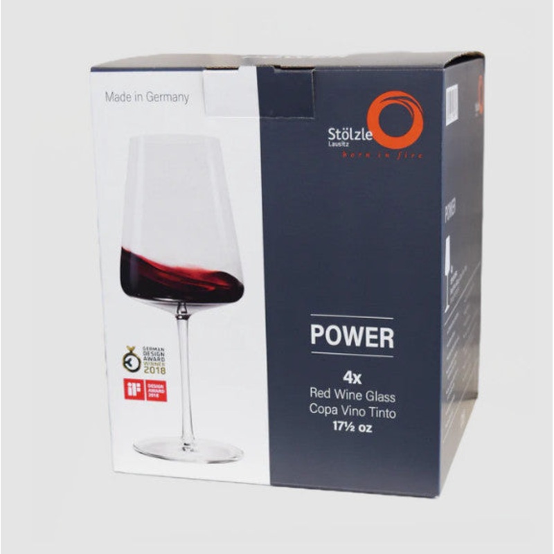 Power Red Wine Glass 17 12 oz. - Set of 6