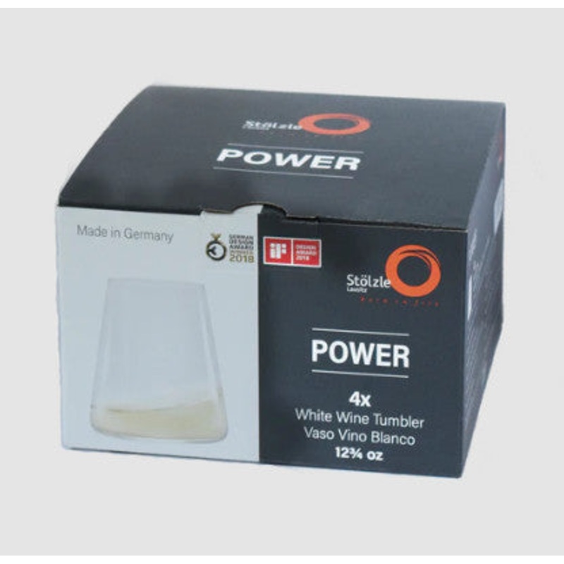 Power White Wine Tumbler 12 34 oz - Set of 4
