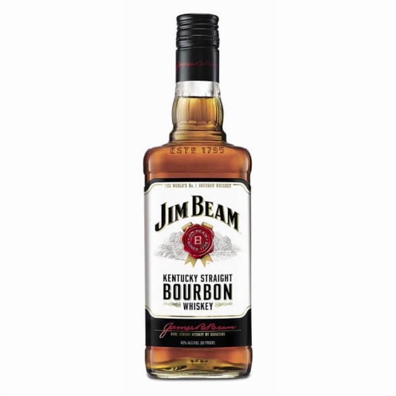 Jim Beam Bourbon White Label 1.0L LITER