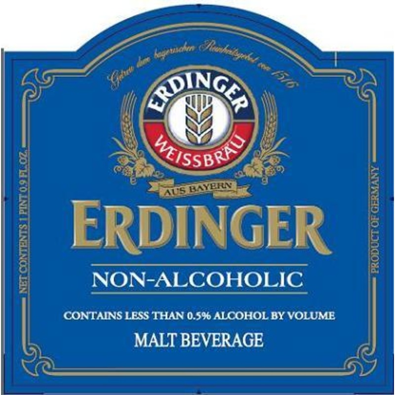 ERDINGER NON-ALCOHOLIC WEISSBIER 4/6PK 11.2 oz (24)