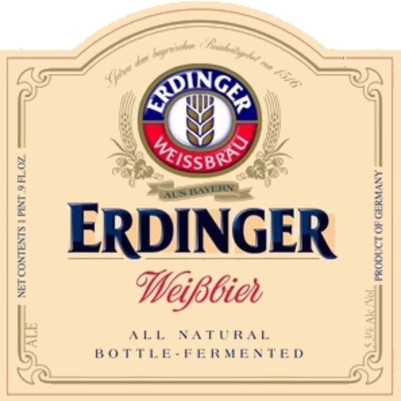 ERDINGER WEISSBIER HEFE WEIZEN 500 mL (12 Pack)