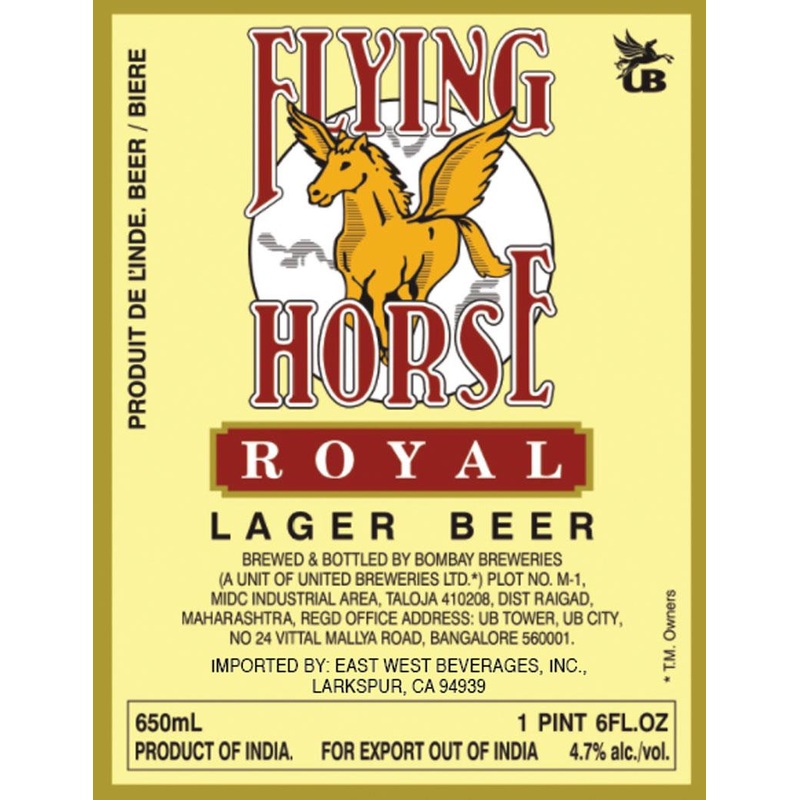 FLYING HORSE ROYAL LAGER 22 oz (12)