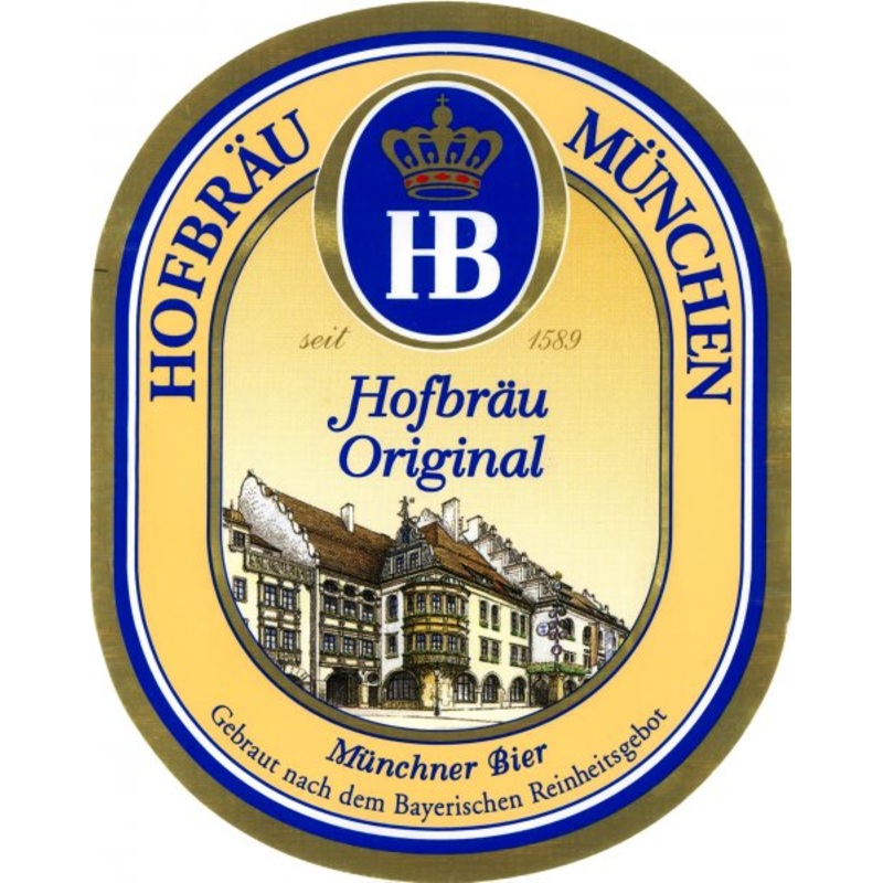 HOFBRAU MUNCHEN ORIGINAL 500 mL (20)