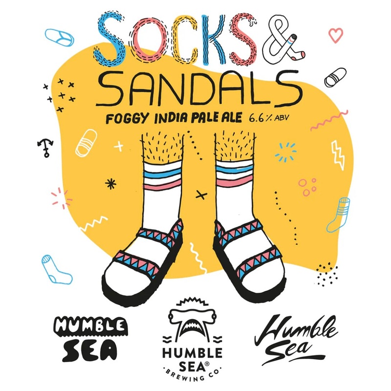 Humble Sea Socks & Sandals 4pk 16oz