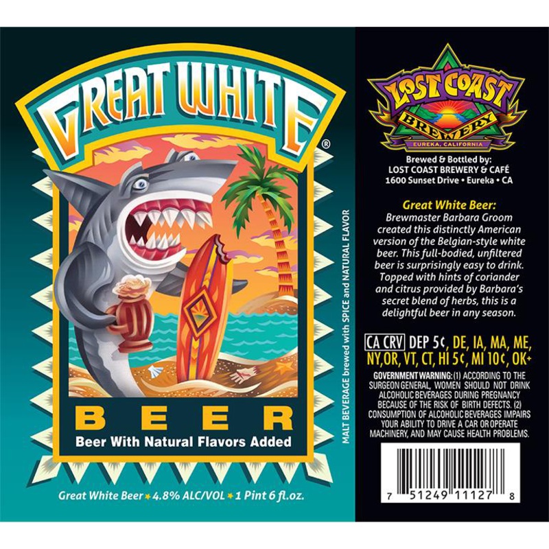 LOST COAST GREAT WHITE 2/12PKS 12 oz (24)