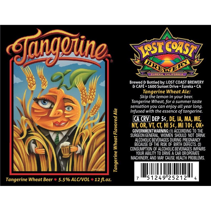LOST COAST TANGERINE WHEAT 22 oz (12)