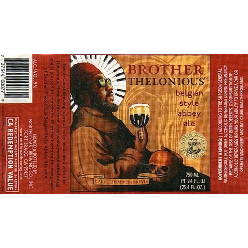 NORTH COAST BROTHER THELONIOUS ABBEY ALE 750 mL (12)