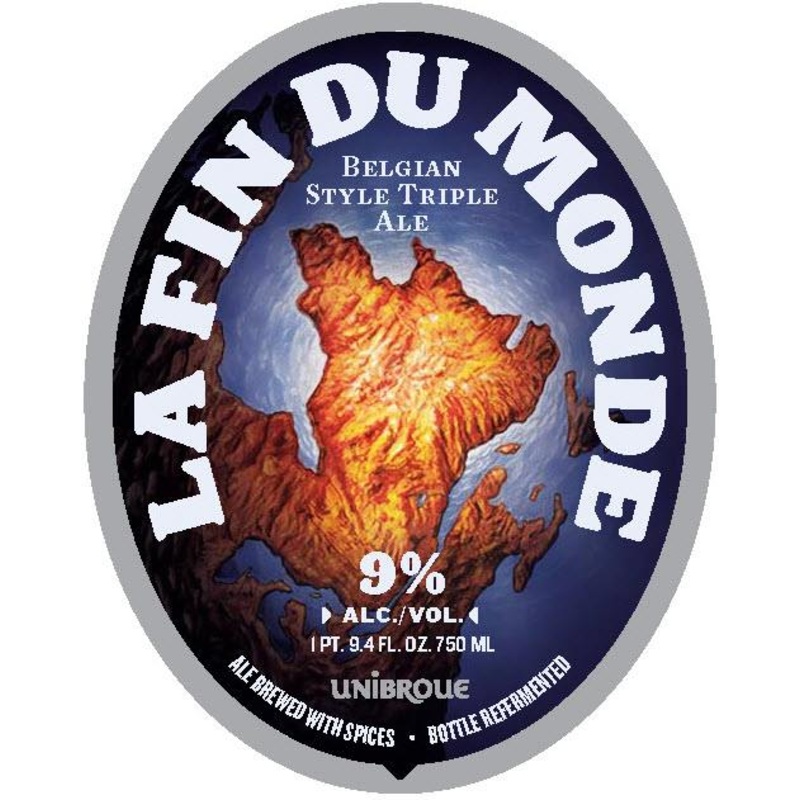 UNIBROUE LA FIN DU MONDE TRIPEL 6/4PKS 9% abv 12 oz (24)