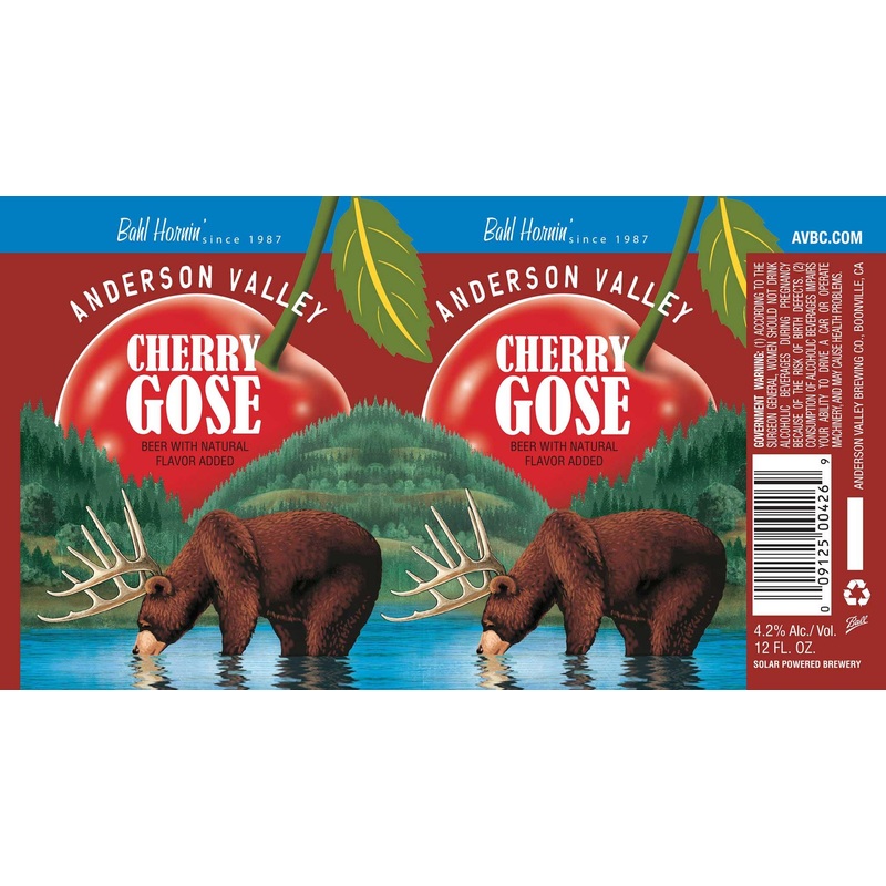 ANDERSON VALLEY CHERRY GOSE CANS 4/6PK 12 oz (24)