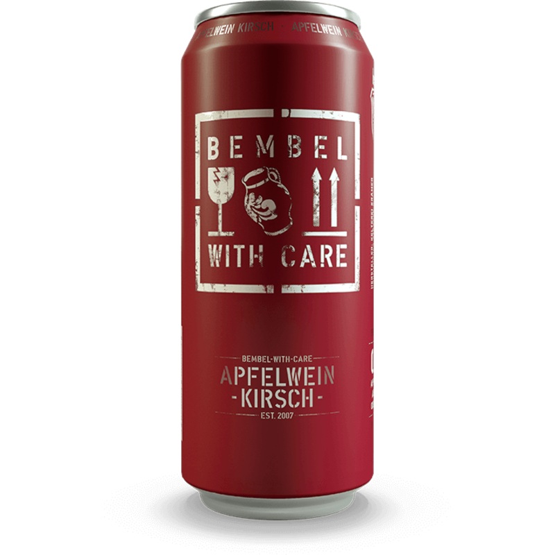BEMBEL WITH CARE KIRSCH CHERRY CIDER 6/4PK CANS 16.9 oz (24)