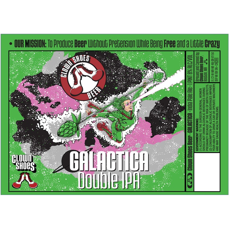 CLOWN SHOES GALACTICA DOUBLE IPA 6/4PK CANS 16 oz (24)