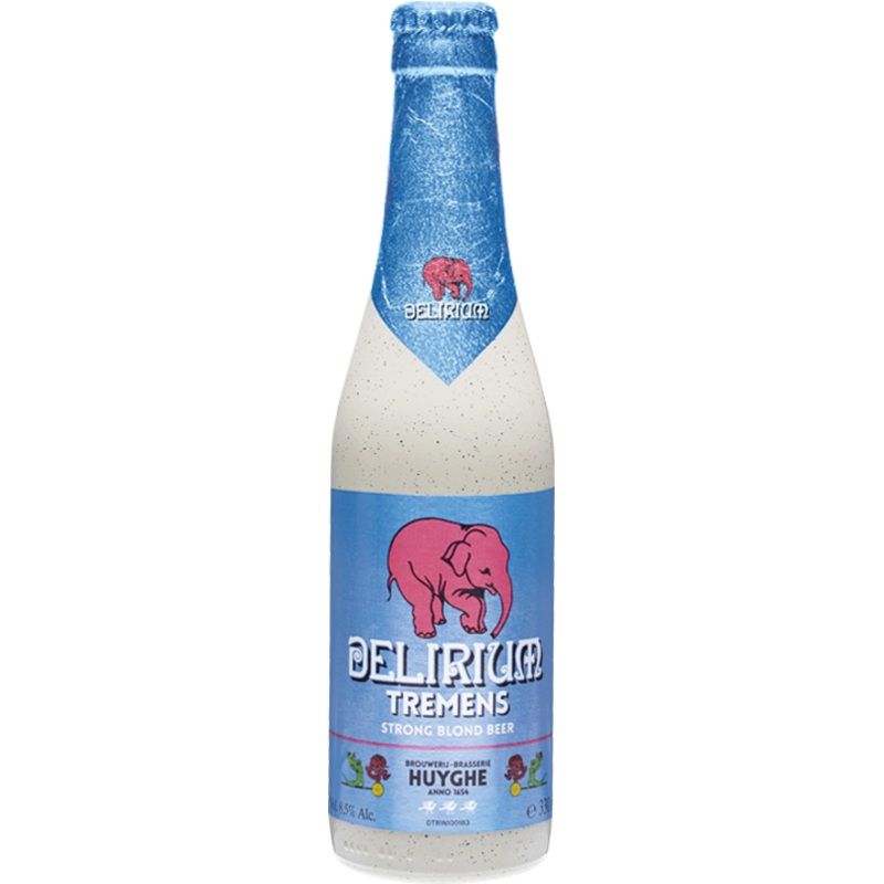 DELIRIUM TREMENS STRONG BLONDE ALE 6/4PK CANS 16.9 oz (24)