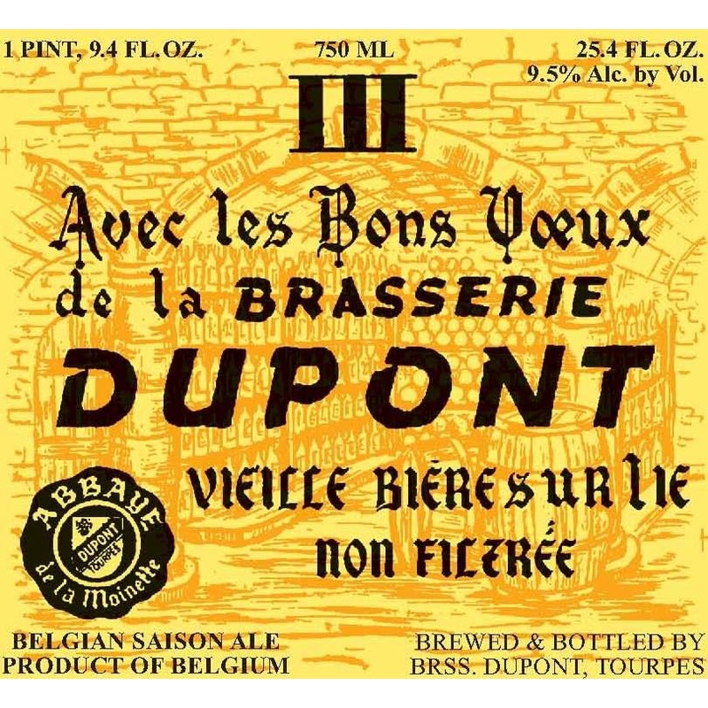 DUPONT AVEC LES BONS VOEUX STRONG PALE 750 mL (12)