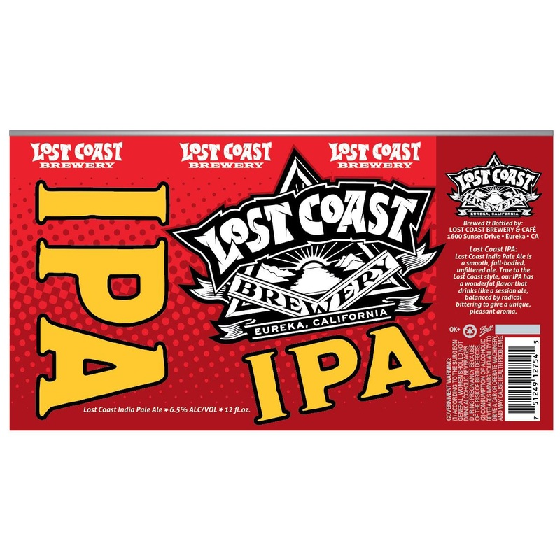 LOST COAST IPA 2/12PK CANS 12 oz (24)