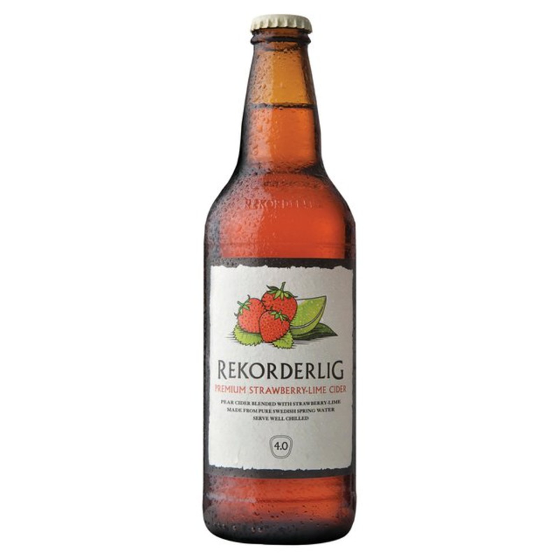 REKORDERLIG STRAWBERRY LIME CIDER 6/4PK CANS 11.2 oz (24)