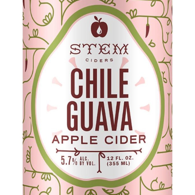 STEM CIDER CHILE GUAVA CIDER 6/4PK CANS 12 oz (24)