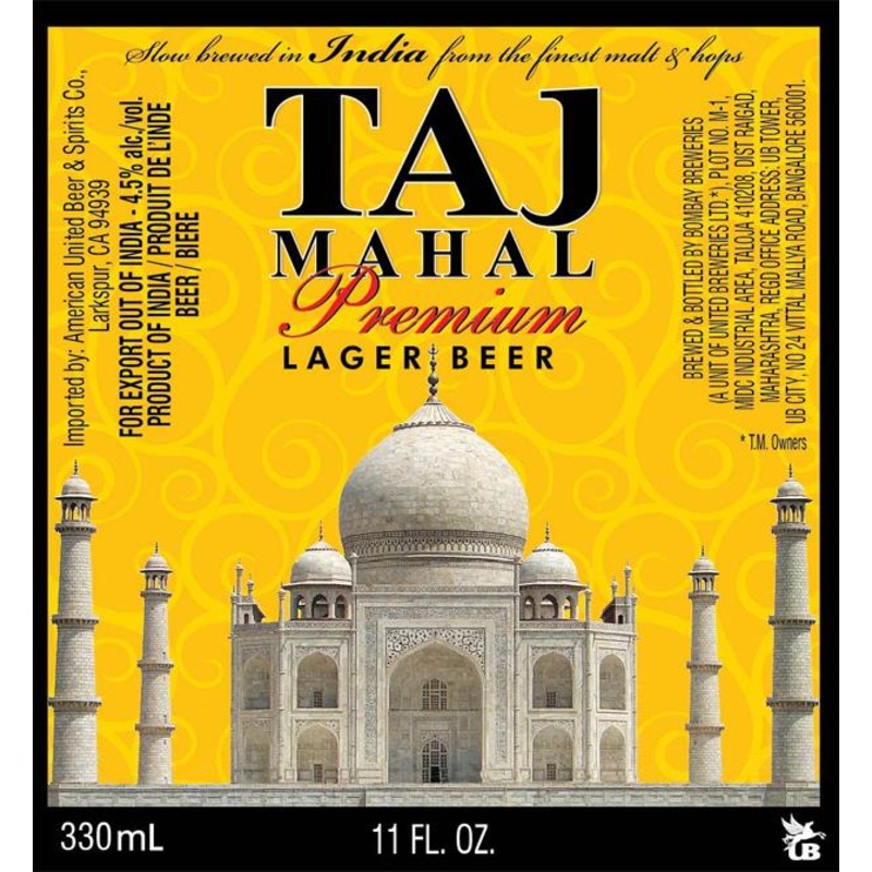 TAJ MAHAL PREMIUM LAGER 330 mL
