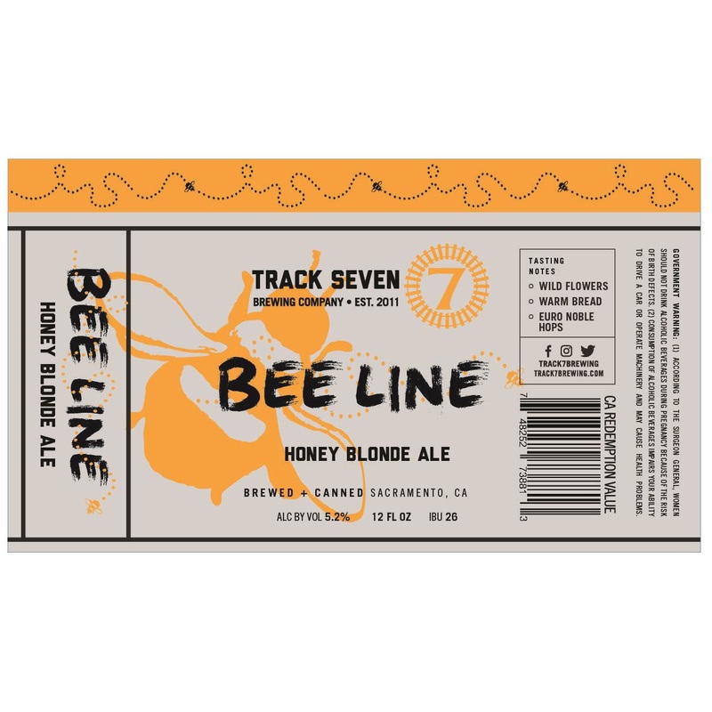 TRACK 7 BEE LINE HONEY BLONDE 4/6PK CANS 12 oz (24)