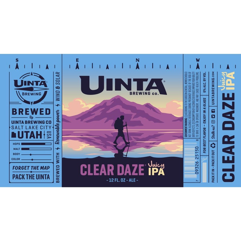 UINTA CLEAR DAZE JUICY IPA 4/6PK CANS 12 oz