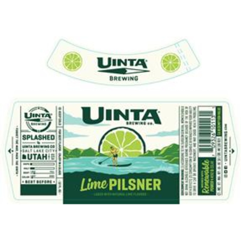 UINTA LIME PILSNER 4/6PK CANS 12 oz