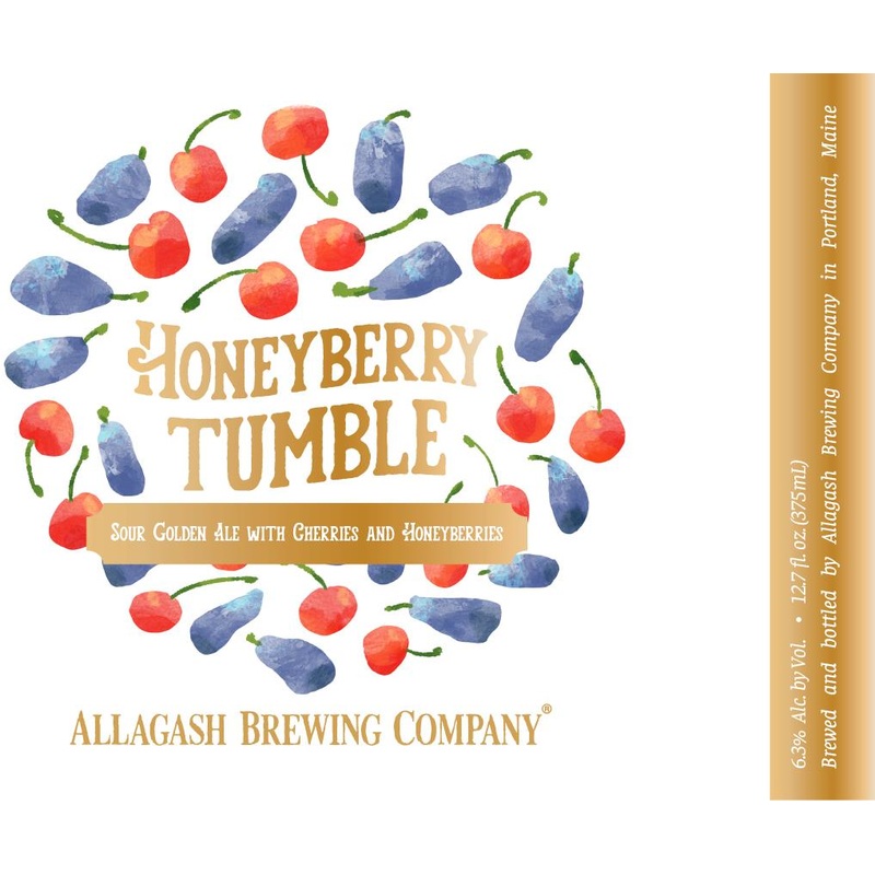 ALLAGASH HONEYBERRY TUMBLE SOUR ALE 375 mL (6)
