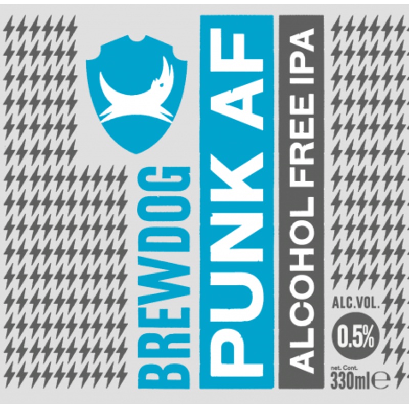 BBREWDOG PUNK AF NON-ALCOHOLIC IPA 4/6PK CANS 12 oz (24)